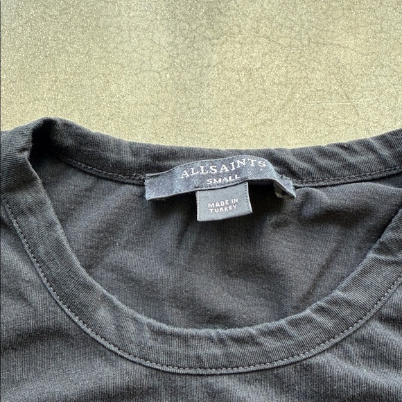 All Saints Crew Neck Short Sleeve T-Shirt - Picture 3 of 10